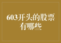 挖掘潜力：603开头的股票深度解析