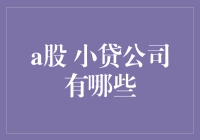 A股小贷公司的潜力和挑战