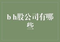 b+h股公司有哪些？你不得不知的投资选择！