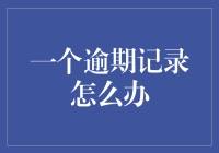 当逾期记录出现在信用报告上：如何妥善处理