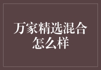 万家精选混合基金：投资市场中的价值发现者