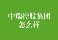 中瑞控股集团是何方神圣？