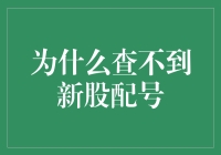 新股民的烦恼：为什么查不到新股配号？