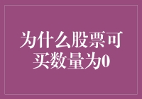 股票可买数量为何为零：市场暗流与投资策略调整