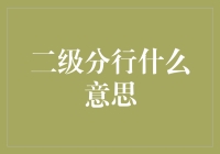 二级分行的深层含义：企业战略视角下的金融分支解读