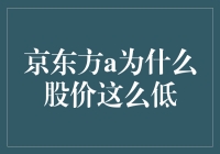 京东方A再跌，股民纷纷化身东方不败：股价低，技术高！