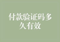 付款验证码：安全保障与有效期限探究