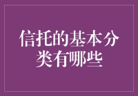 信托的基本分类：理解与应用