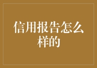 信用报告：衡量您个人财务信誉的权威视图