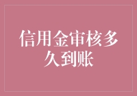 信用金审核到账：从申请到到账的全程解析