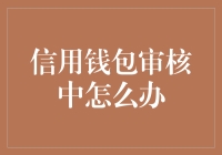 信用钱包审核中，我该如何度过这漫长又煎熬的等待期？