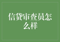 信贷审查员：筑梦于数字与表单之间