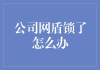 面对公司的网盾锁了，我们怎么办？——从绝望到柳暗花明的破局之路