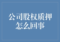 了解公司股权质押：一种融资新方式