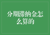 分期滞纳金怎么算？不如先算算我欠的吐槽有多久没付了