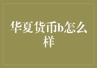 探索华夏货币B：金融科技与数字货币的深度融合