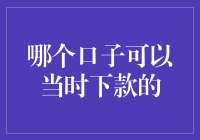 如何在金融市场上快速获取资金：当时下款的口子大揭秘