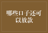 小额贷款市场新变化：哪些口子还可以放款？