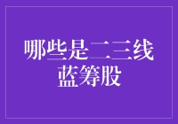 企业蓝筹股：二三线蓝筹股的界定与价值探究