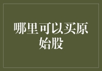 从源头寻找：哪里可以合法购买原始股？