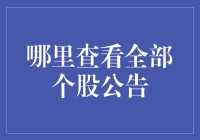 成为股市公告达人的终极秘籍：哪里查看全部个股公告？