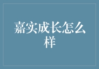 嘉实成长，那个让我意外又惊喜的投资小能手