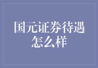 国元证券待遇解析：探索行业内人才的福利与职业发展