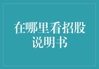 招股说明书的获取渠道与解读指南