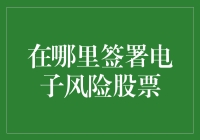 电子风险股票签署：合规与安全的双重考量