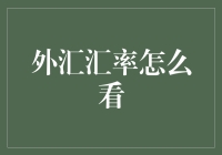 外汇汇率怎么看？选对方法比照镜子还重要