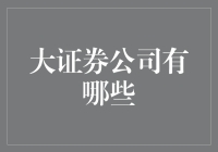 国内外知名大证券公司概览