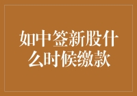 中签新股缴款全流程解析：从摇号到资金划转