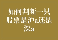 如何判断一只股票是沪A还是深A：深入分析与决策指南