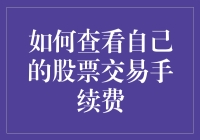 如何查看你的股票交易手续费：一场与数字的约会