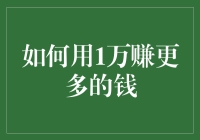 如何用1万元赚更多的钱：策略与案例分析