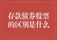 存款、债券与股票：理财投资三巨头的异同探究