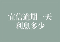 当逾期变成一种艺术：宜信逾期一天利息多少？