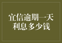 宜信逾期一天利息多少钱？别问我，问数学家吧！