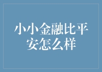 小小金融与平安银行：谁更胜一筹？