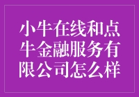 小牛在线和点牛金融服务有限公司：互联网金融的创新尝试与挑战