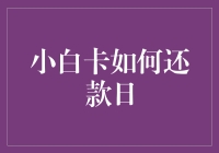 小白卡还款日操作指南：轻松掌握信用卡管理技巧