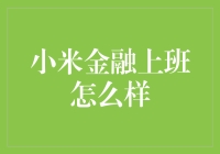 小米金融：科技与金融的交汇点上的职场之旅