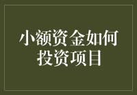 小钱也能大梦想？来看看投资项目的秘诀！