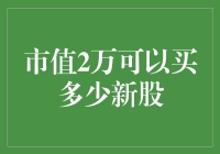 2万元人民币可以买多少新股？答案可能让你大跌眼镜！