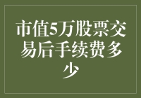 市值5万元股票交易后手续费多少，您需要知道的真相