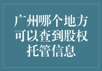 寻找宝藏之地：广州哪里可探知股权托管的秘密？