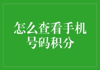 如何查询手机号码积分：技巧与步骤详解