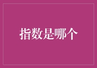 指数是哪个？揭秘股市风云的关键指标！