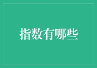 指数：从数学到经济学的多维解读