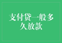 支付贷一般多久能放款？揭秘贷款流程中的时间秘密